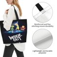 thumbnail image 4 of Inside O-u Totes Bag Shopping Shoulder Bags for Women Foldable Travel Work Large Reusable Portable Grocery Bag, 4 of 8