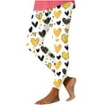 thumbnail image 6 of Jsaierl Women's Leggings Butt Lifting Love Heart Print Tights Activewear Legging Pants Stretch Slim Yoga Leggings Valentines Day Gifts for Women, 6 of 6
