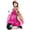 Pink, variant on Licensed Vespa Kids Motorcycle by OLAKIDS, 6V Battery Powered Motorbike for Toddlers with Training Wheels, Horn, LED Lights, Electric Ride on Toys for Boys Girls Aged 18-36 Months