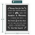 thumbnail image 3 of PAVILIA Best Friend Blanket, Friendship Gifts for Women Birthday Soul Sister Long Distance Bestie, Soft Cozy Sherpa Throw Blanket with Sentimental Thoughtful Quotes, BFF Stuff Gift Idea, Gray, 3 of 7