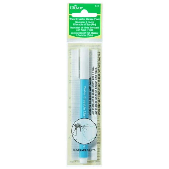 Clover Fine Point Water Soluble Marker, Blue