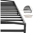 thumbnail image 4 of Tamaño individual-xl low marco de cama 6-pulgada heavy duty metal platform mattress foundation no necesita colchón base noise-free non-slip fácil montaje negra, 4 of 7