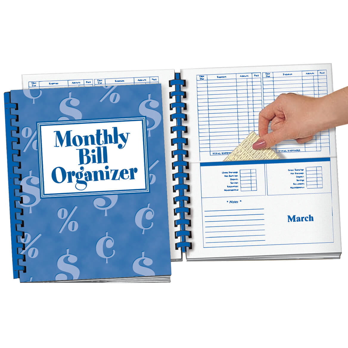 3 STYLES TO CHOOSE FROM... BILL ORGANIZER AND MONTHLY HOME FINANCE WITH POCKETS