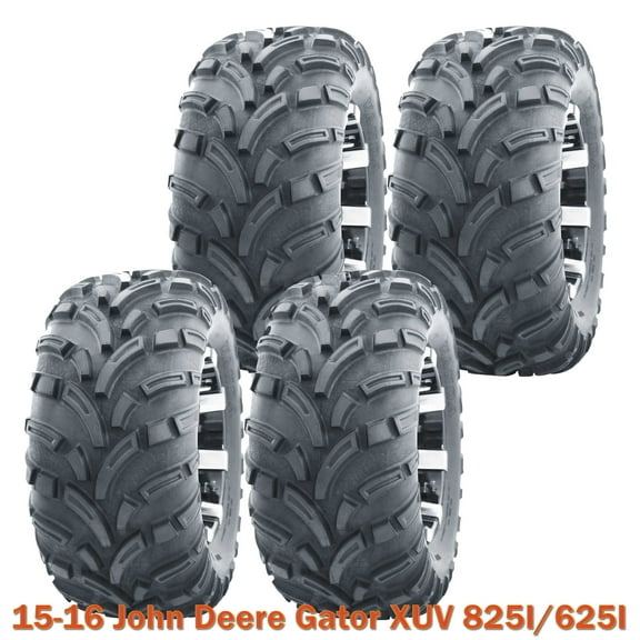 (4) 26x9-12 UTV ATV tires for 15-16 John Deere Gator XUV 825I/625I Lit Mud