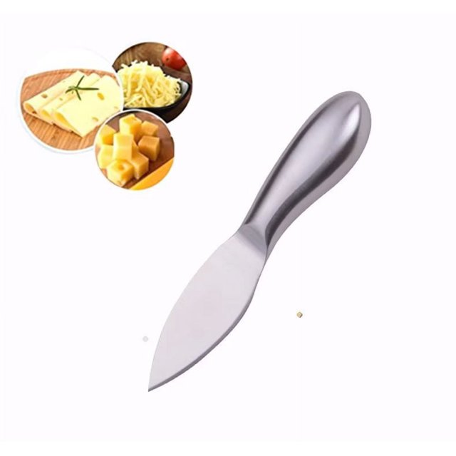 Cortador de queso de acero inoxidable, cuchillos planos, cortador de queso, cuchillo para untar mantequilla (para quesos blandos y semiduros), herramienta de cocina.