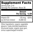Organic Vitamin D3 5000IU Liquid Supplement 2Pack, Global Healing, 2