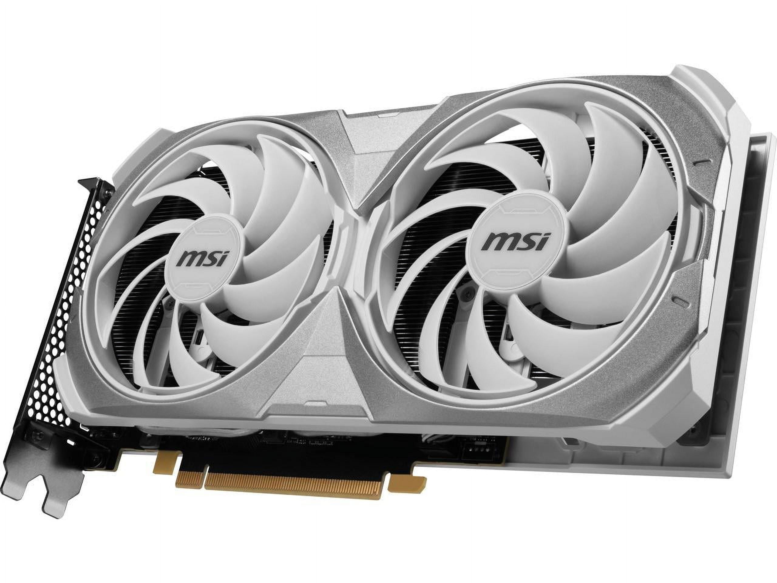 MSI GeForce RTX 4070 SUPER 12GB Ventus 2X White OC, GDDR6X MSI GeForce RTX 4070 SUPER 12GB Ventus 2X White OC, GDDR6X