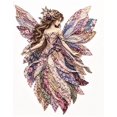thumbnail image 2 of CHJK Wegodal Fairy Patchwork DIY, Fun Flower Fairies Patchwork Sewing Kit, Patchwork Set with Fabric Winged Elf Doll DIY Project for Beginners, Handmade Decor Gift, Multicolor, 2 of 4