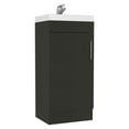thumbnail image 5 of Sevilla Bathroom Vanity, Single Door Cabinet, Black, 5 of 5