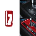 thumbnail image 1 of Red Carbon Fiber Automatic Gear Shift Panel Cover for Jeep Wrangler JK 2011-2017, 1 of 4