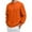 A01_Orange, variant on Mens Crew Neck Blouses Tops Thermal Casual Sweatshirt Long Sleeved Pullover Sweater Blouses Plain Classic Sweat Blouses Athletic Running Gym Workout Workwear Clothes
