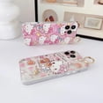 thumbnail image 2 of Hello Kitty For Samsung Galaxy S8 S9 S10 S20 S21 S22 S23 Plus Ultra S21FE Note 9 10 20 Phone Case Wrist Strap Holder, 2 of 5