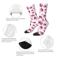 thumbnail image 3 of Yiaed Lilies Flowers Print Great elasticity Crew Socks Sports socks for Men and Women, 3 of 5