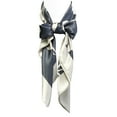 thumbnail image 4 of Wrapables? Silk Satin Floral 35 x 35 Inch Square Scarf, Silhouette, 4 of 6