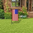 thumbnail image 3 of Poteau de Drapeau de Jardin Extérieur en Métal Design de Cour en Lin, 3 of 8