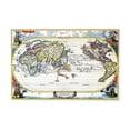 thumbnail image 4 of 3d Printed Map Rug Home Living Room Sofa Floor Cushion Bedroom Full of Bedside Blanket Carpet My Lux Decor Round, 4 of 7