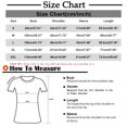 thumbnail image 3 of Sweet Home Farm Short Sleeve Shirts for Women Spring Round Neck Irregular Curved Splicing With Loose Casual T Shirt T Shirts for Women Black, 3 of 4