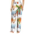 thumbnail image 3 of Daiia Gnome and Surfing Women's Sleep Pant with Pockets and Drawstring,Pajama Pants-Small, 3 of 9