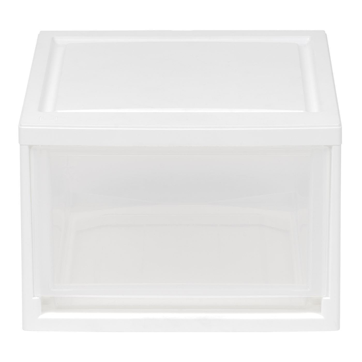 IRIS Small 1 Drawer Stackable Storage White 4/Carton (129800), 1