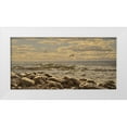 thumbnail image 1 of Adamov, Alexey 18x11 White Modern Wood Framed Museum Art Print Titled - Sea and Stones I, 1 of 4
