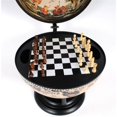thumbnail image 4 of Globe Blanc avec Porte-Échecs - 13 Pouces, 4 of 4