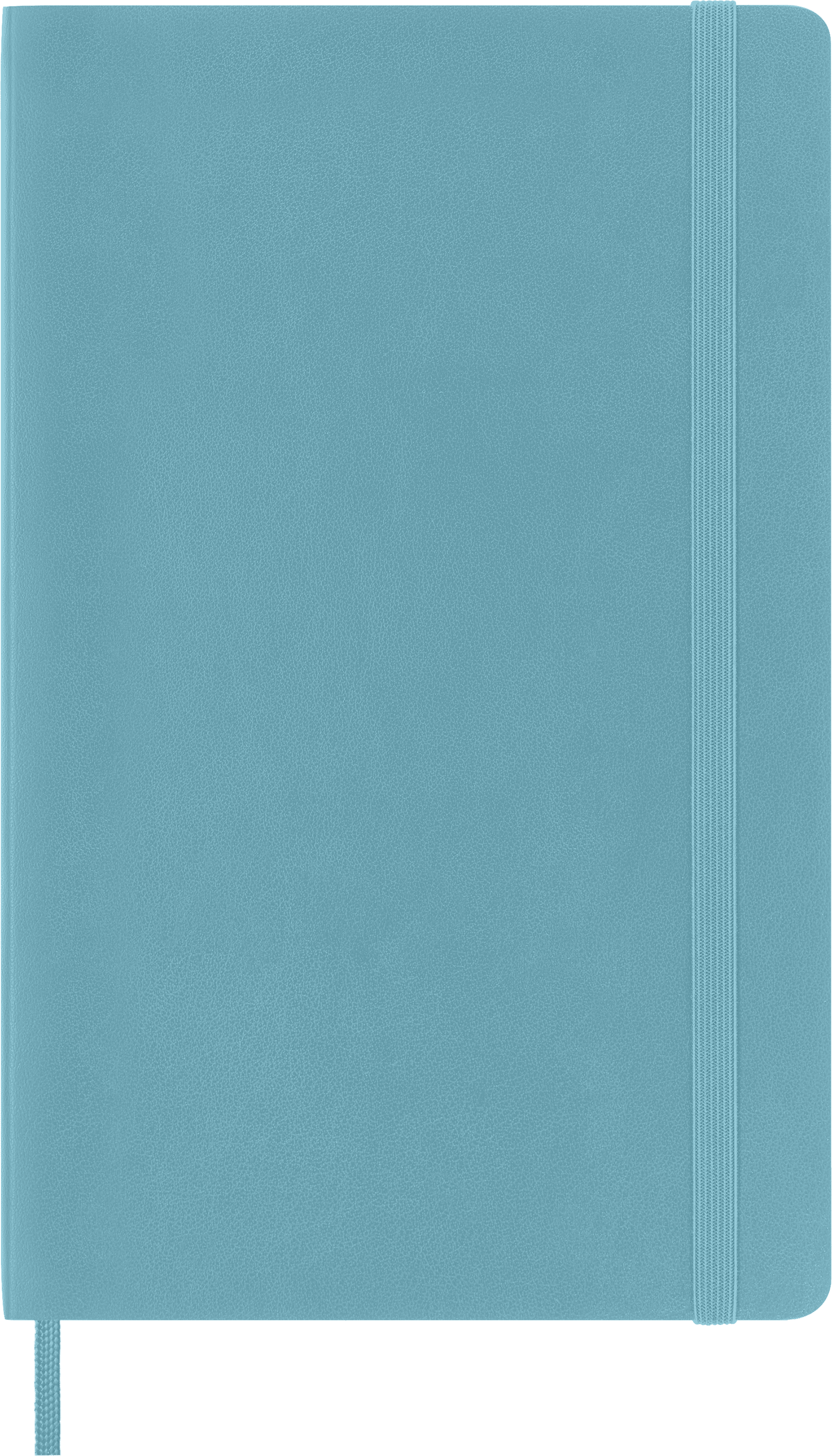 Moleskine Classic Notebook, Soft Cover, Large (5" x 8.25"), Ruled, Blue Reef