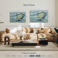 thumbnail image 4 of Elephant Stock East Point Sea Turtle Wall Art - Horizontal Canvas Wall Art - Living Room Wall Decor - Animal Canvas - Blue And Green Decor By Paul Brent - 39" x 26", 4 of 8