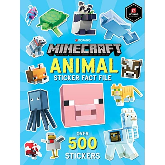 Pre-Owned Minecraft Animals Sticker Fact File, 9781405296281, 1405296283, Paperback,