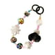 thumbnail image 3 of Asa de bolso con cuentas, decoración de correa de teléfono con cuentas para mujer, cadena de dijes para bolso Negro, 3 of 9