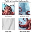 thumbnail image 4 of luoweisi Men's Beach Shorts Quick Dry Swim Trunks with Mesh Lining Octopus XL, 4 of 5