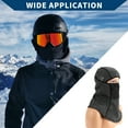 thumbnail image 2 of Mascarilla Balaclava con bufanda de Unique Bargains, capucha larga para esquí y sol, máscaras para motocicleta y ciclismo, transpirable, gris oscuro, 2 of 6