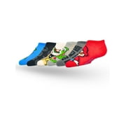 Super Mario, Boys No-Show Socks, 6-Pack, Sizes S-L