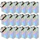 thumbnail image 4 of 20 bolsas iridiscentes brillantes, reutilizables, no tejidas, con asas, para regalos de Navidad, cumpleaños, bodas, Pascua y fiestas, 4 of 7