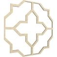thumbnail image 3 of 66 7/8"W x 66 7/8"H x 3/8"T King Size Laird Decorative Fretwork Wood Ceiling Panels, Birch, 3 of 10