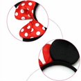 thumbnail image 3 of Juego de diademas con forma de orejas de ratón, Winvin, 24 unidades, color negro y rojo, 3 of 8