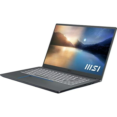 MSI Prestige 15 Thin and Performance Driven Laptop: 15.6" FHD 1080p, Intel Core i7-1195G7, NVIDIA GeForce GTX 1650, 16GB, 1TB SSD, Thunderbolt, WiFi 6E, Win10PRO, Carbon Gray (A11SC-044)