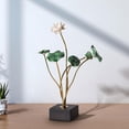 thumbnail image 3 of Baoblaze Beautiful Lotus Statue Lotus Flower Figurine for Bookcase TV Cabinet Bedroom A, 3 of 5