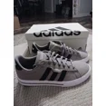 thumbnail image 2 of Adi-das Daily 3.0 Men's Sz 9.5 Sneakers Grey Black Stripe Shoes FW3270, 2 of 6