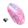 thumbnail image 1 of Thinsony Wireless Gaming Mouse Professional Frosted Silent 6 Buttons 2.4GHz 1200/1600/2400/3200DPI Notebook Computer Mice Backlight Pink 1Set, 1 of 6
