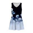 thumbnail image 4 of Birdeem Robe d'Été Confortable pour Femmes avec Poche Imprimée Sans Manches Col en V, 4 of 11