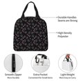 thumbnail image 3 of Yiaed Cool Skull Love Print Insulated Lunch Bag Reusable Cute Tote Lunch Box, Leakproof Cooler Lunch Bags for Work Office Travel School Picnic, 3 of 5