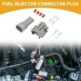 thumbnail image 2 of Conector de inyector de combustible de 2 pines a prueba de agua, conector macho hembra, terminal de cable para Toyota, 1 juego, 2 of 6