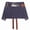 Blue, variant on DOVACKA Durable Denim Short Half Waist Server Apron with 3 Pockets, Unisex for Waiter Waitress Bar Cafe Kitchen