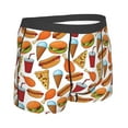 thumbnail image 4 of Uemuo Hot Dog Burger Pattern Men's Boxer Briefs,Trunk Anti-Chafing,Comfortable, Durable, and Stylish Underwear-XX-Large, 4 of 9