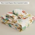 thumbnail image 5 of Jessy Home Quilt Full/Queen Ocean Bedspread Microfiber Bedding Lightweight Yellow Coverlet, 5 of 9