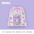 thumbnail image 4 of Sanrio Kuromi bolsa de tela pequeña con cordón, bolsa de almacenamiento de artículos diversos Kawaii, bolsa de cosméticos portátil, dibujos animados de Anime, 4 of 4