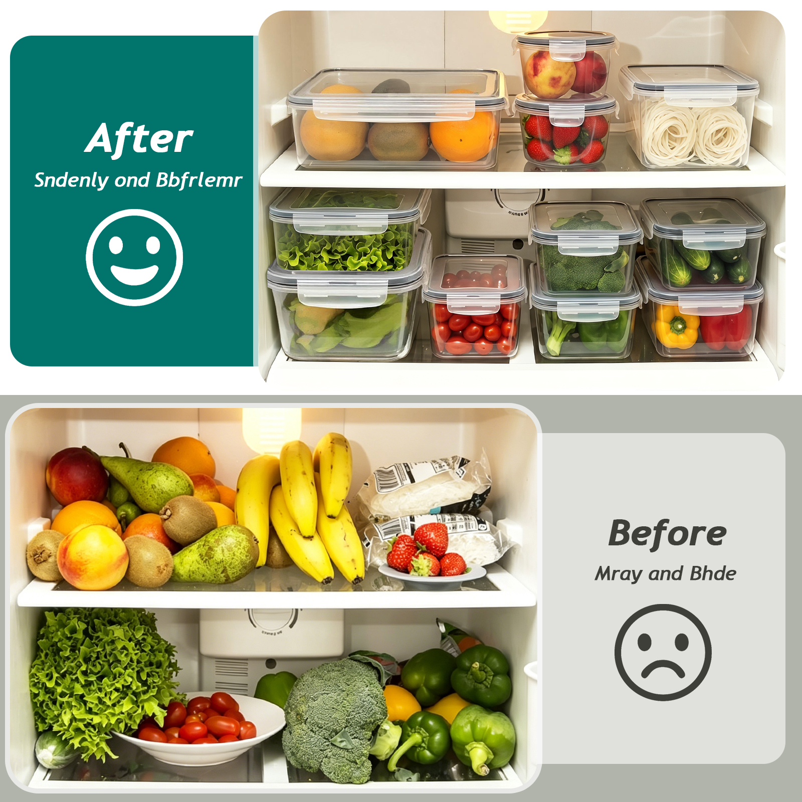 Asnews 24-Piece Food Storage Containers With Lids photo 6