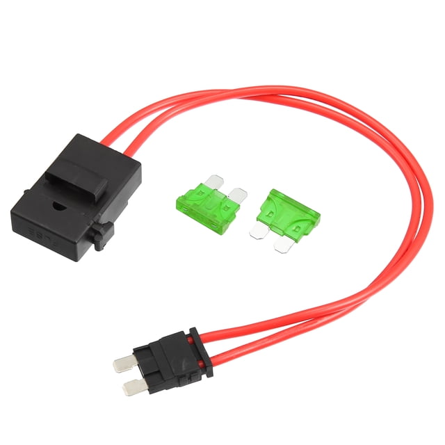 32V Estándar Fusible Adaptador Fusible Kit con 2uds 30A Cuchilla Estilo Fusible