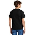 thumbnail image 4 of Gildan- Heavy Cotton Men's T-Shirt, 5.3 oz, 100% Cotton Tee, Short Sleeve Men Tees, Multipack Casual T-Shirts, Value Pack Summer T, Color- Black, Pack Of 9 | Size Small, 4 of 5