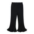thumbnail image 2 of Esaierr Kids Toddler Girls Flare Leggings 1-10Y Little Girl Fashion Flare Underpants Baby Bell Bottom Trousers Kids High Waist Bottoms, 2 of 7